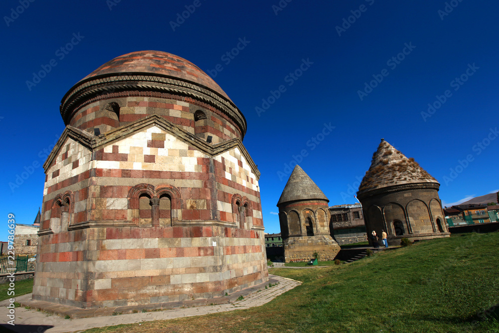 Sticker Erzurum's historical sites