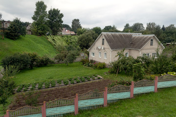 Fototapeta na wymiar house in the village