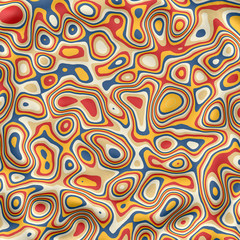 Colorful topographic stripes background