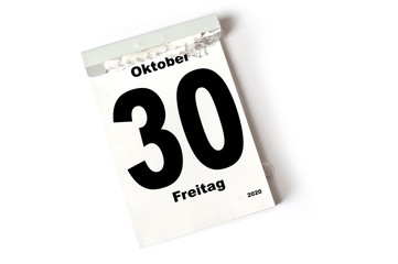30. Oktober 2020