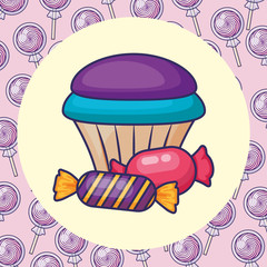 sweet cupcake design