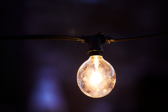 Close up of a lightbulb 