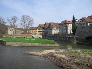 Steinerner Steg am Kocher in Schwäbisch Hall