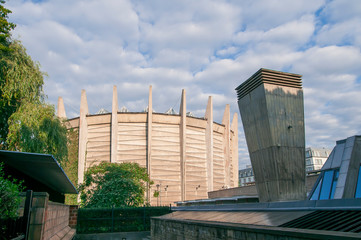 The Panorama of the Battle of Raclawicka, Wroclaw, Poland.