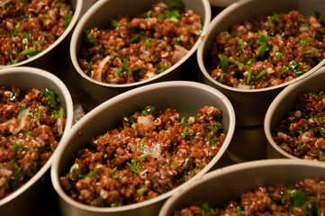 plat de lentilles façon traiteur