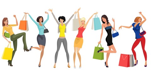 Campaign women shopping