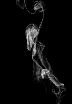 Abstract photos of smoke trails and plumes