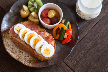 玉子パン ワンプレート