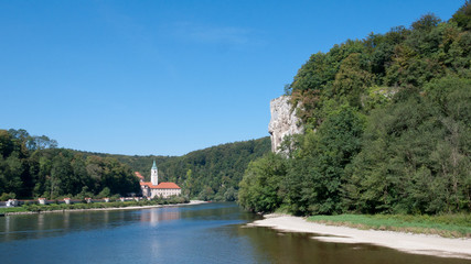 Donaudurchbruch beim Kloster Weltenburg