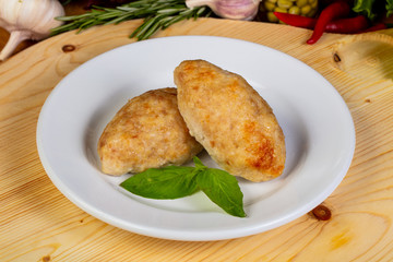 Homemade chicken cutlet