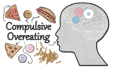 Compulsive Overeating Illustration