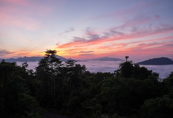 sunrise in sabah