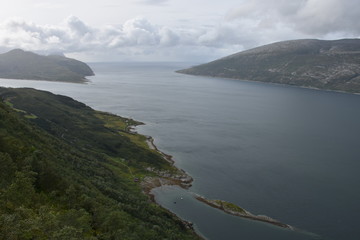 Nesna, Bratland, Fjord, Sjona, Norwegen, Nordland, Fv17, Fv 17, Küstenstraße, Kystriksveien,...