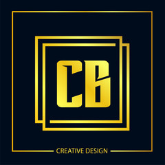 Initial Letter CB Logo Template Design