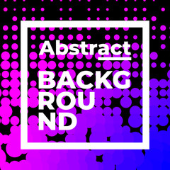 Universal trend geometric shape with text template.