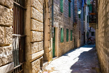 Street in the old town, Kotor, Montenegro