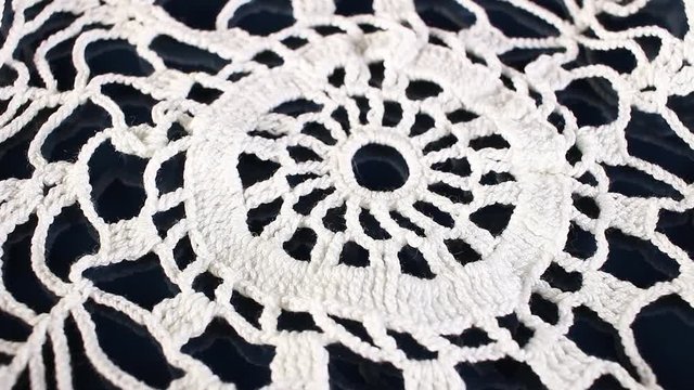 Crochet thread cotton hand work Grandma's hobby