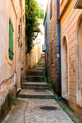 Fototapeta premium street in old town, Herceg Novi, Montenegro