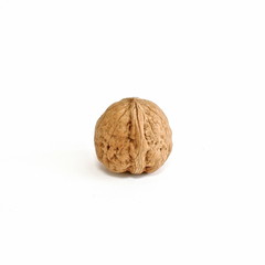 walnuts isolated on white background