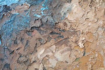 Close up texture with brush strokes and palette knife strokes. Suitable for creative ideas,...