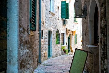 Street in the old town, Kotor, Montenegro
