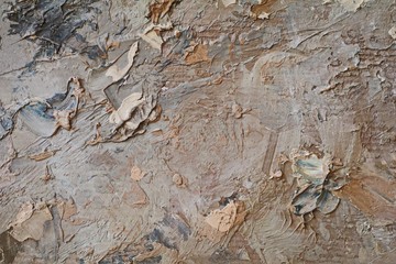 Close up texture with brush strokes and palette knife strokes. Suitable for creative ideas, backgrounds and  textures.