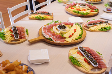 Mediterranean food on the table 