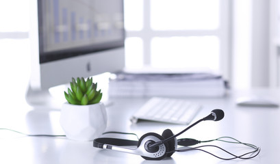 Communication support, call center and customer service help de