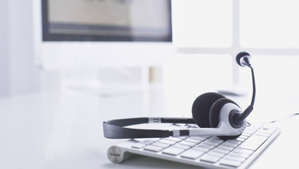 Communication support, call center and customer service help de