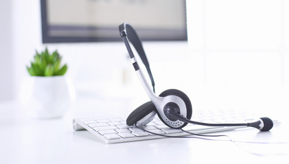 Communication support, call center and customer service help de