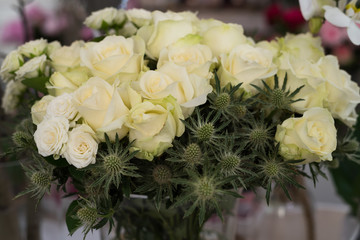 Roses jaunes - composition florale