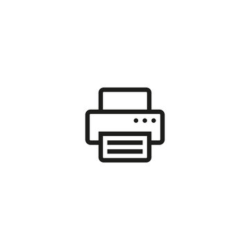 recommend clip art: Printer icon. Vector