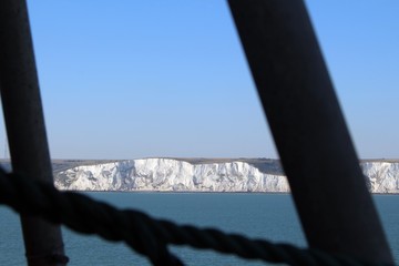 Die Kreidefelsen von Dover.