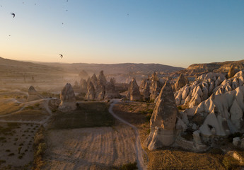 World best hot air balloon destination. gore me, Turkey.