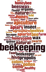 Beekeeping word cloud