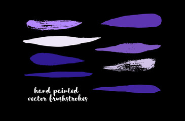 Graffiti Grunge Vector Watercolor Brushstrokes. Buttons, Splashes, Doodles, Stains, Scribble Hand Painted Vector Set. Vintage Uneven Textured Paintbrush Logo Elements. Rough Highlight Ink Swatches.