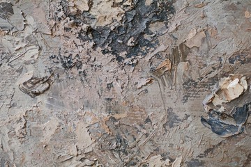 Close up of  painting texture with brush strokes and palette knife strokes. Suitable for creative ideas, backgrounds and  textures.