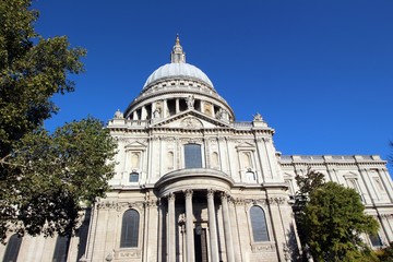 Fototapeta na wymiar St. Paul´s Cathedral in London.
