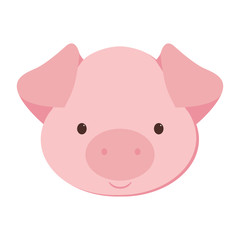 Obraz na płótnie Canvas Funny pig illustration