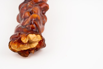 Turkish sweet walnut sausage
