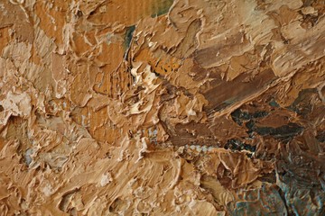 Close up of  painting texture with brush strokes and palette knife strokes. Suitable for creative ideas, backgrounds and  textures.