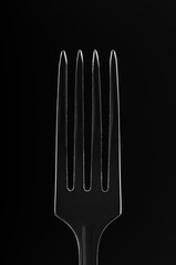 A plug on the black background