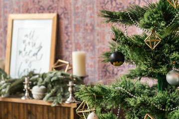 Christmas tree with decoration