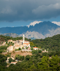 TBergdorf Tiriora in Lingurien; Italien