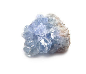 Mineral on white background.