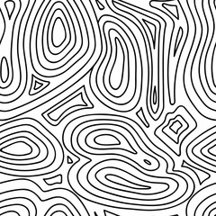 Seamless striped abstract black and white pattern. vector