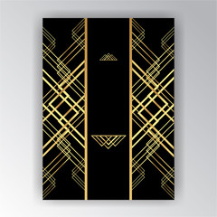 Art Deco page template