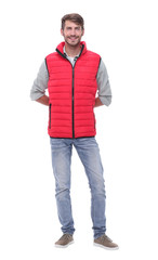 Fototapeta premium in full growth.portrait of a fashionable young man