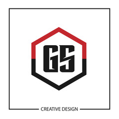 Initial Letter GS Logo Template Design