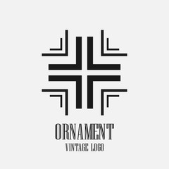 Obraz premium Art Deco vintage logo